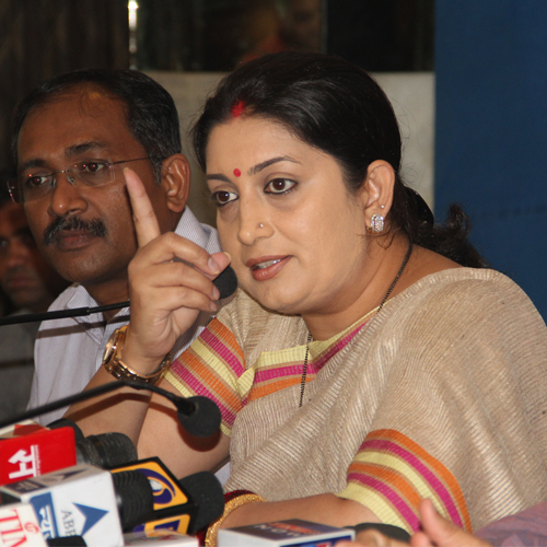 Union HRD Minister Smriti Irani