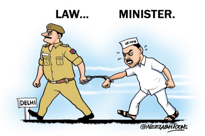 Law Catches its Minister