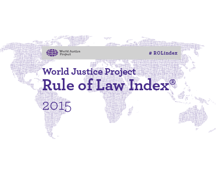 World Justice Project's Rule of Law Index 2015 report