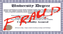 Fake Degrees