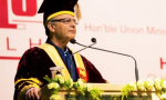 Arun Jaitley and Chancellor Chief Justice G Rohini at National Law University, Delhi