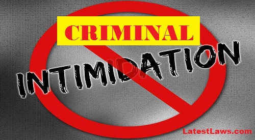 Criminal-intimidation