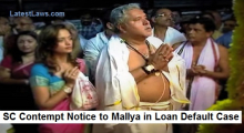 Contempt Notice to Vijay Mallya