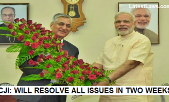 CJI Thakur with PM Modi
