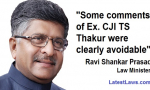 Ravi Shankar Prasad. Law Minister
