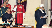 Justice Jagdish Singh Khehar Sworn in by President as CJI