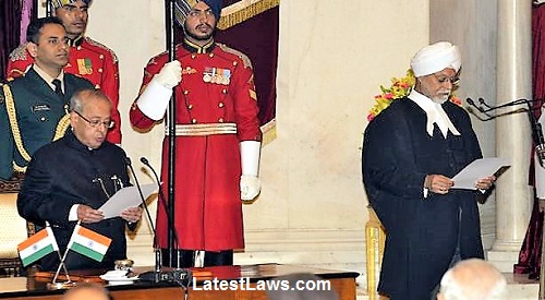Justice Jagdish Singh Khehar Sworn in by President as CJI