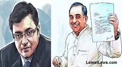 Swamy challenges 'Republic'