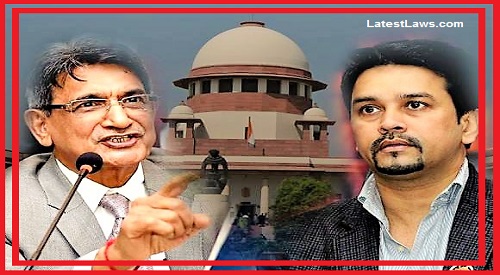 Anurag Thakur was threatened with a jail term by SC