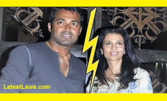 Leander Paes and Rhea Pillai