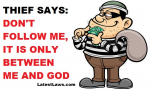 Thief steals cash from religious place