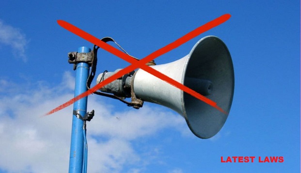 Loudspeakers at Religious places