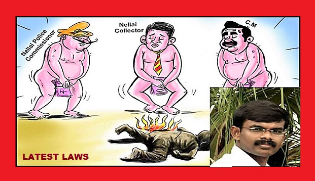 Cartoon over a recent family suicide led to Arrest