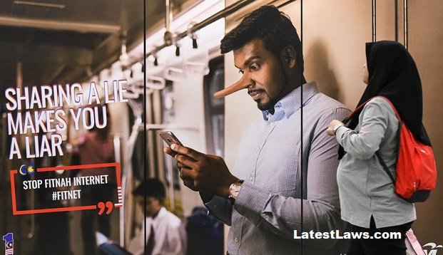 Poster campaign against fake news