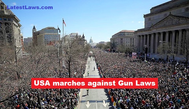 USA marches against Gun Laws