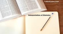 Interpretation of Statutes