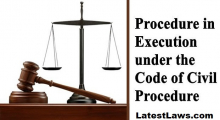 Execution of a Decree under Code of Civil Procedure