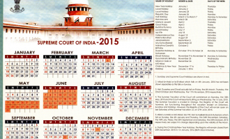 Supreme Court Calendar, 2015