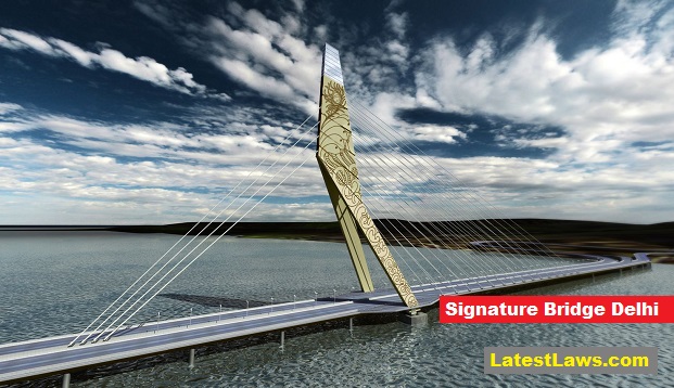Signature Bridge in Delhi