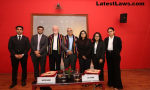 Martin Harman and Atul Sharma along Jindal Global Law School Students