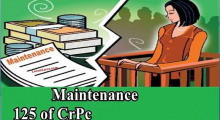 Maintenance under Section 125 of the Code Of Criminal Procedure (Crpc)