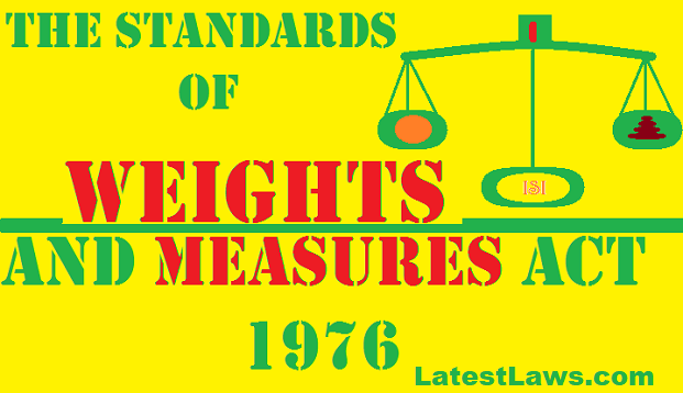 Standards of Weight and Measure Act