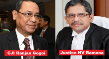 CJI Ranjan Gogoi and Justice N.V. Ramana