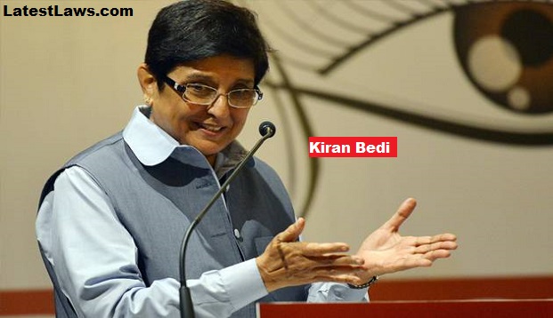 Current Lieutenant Governor of Puducherry- Kiran Bedi