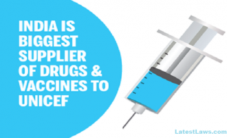 India is the largest drug supplier to UNICEF