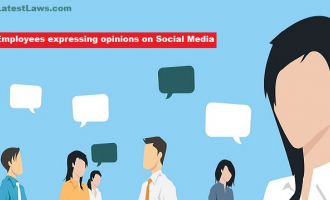 Employees expressing opinion on social media
