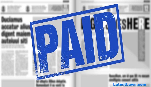 Clause on Paid News