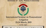 International Seminar on Transnational Litigation @ ILNU