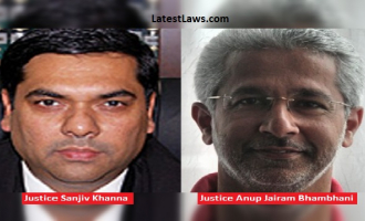 Justice Sanjiv Khanna & Justice Anup Jairam Bhambhani