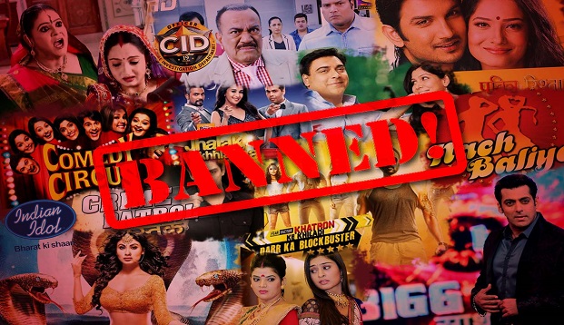 India Content banned on Pakistan