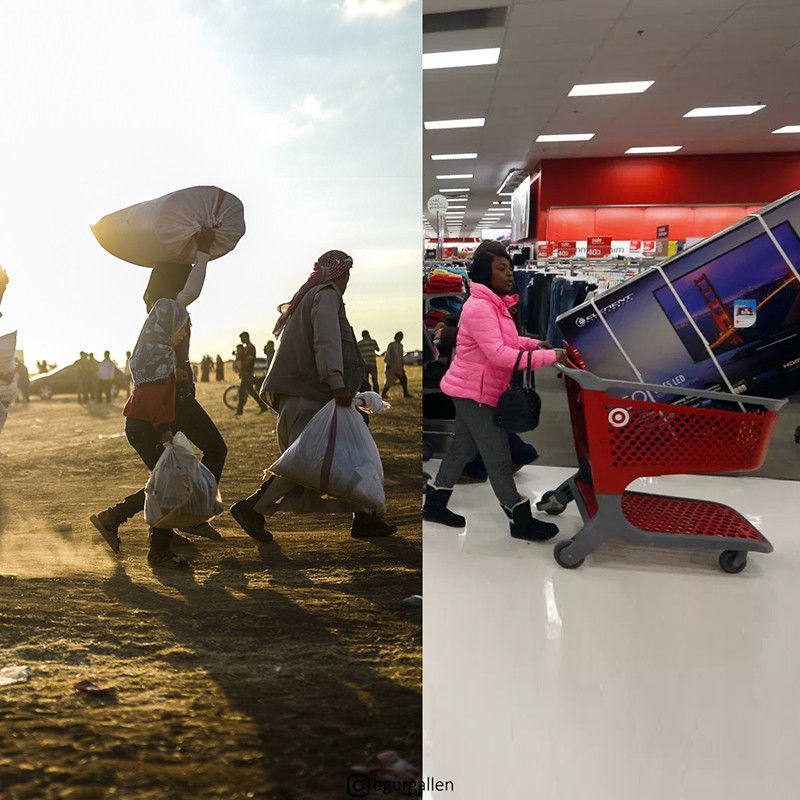 Bare Necessaties vs Lux - Two Worlds by Turkish Artist Uğur Gallenkuş