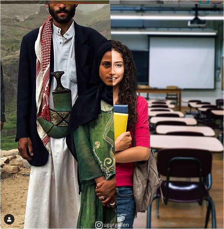 Wings on Fire vs Wings to Fly - Two Worlds by Turkish Artist Uğur Gallenkuş