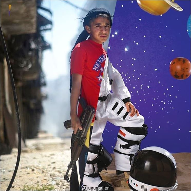 Jihad Yes but for Science - Two Worlds by Turkish Artist Uğur Gallenkuş