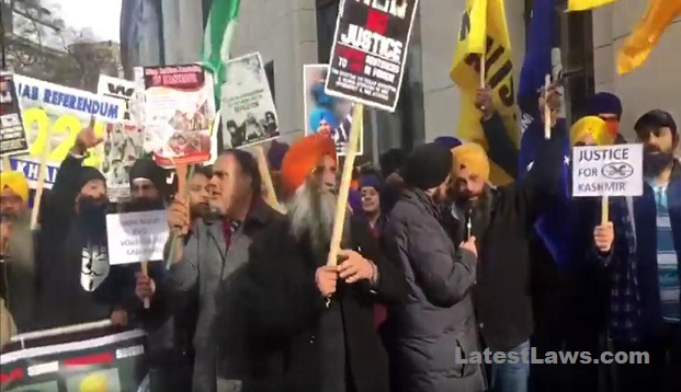 Clash at India House in London