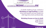 ‘Finishing School in Law’ by Co-Draft Academy of Law
