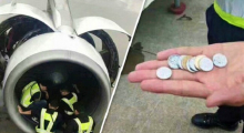 Passenger Jailed for tossing Coins into Plane Engine