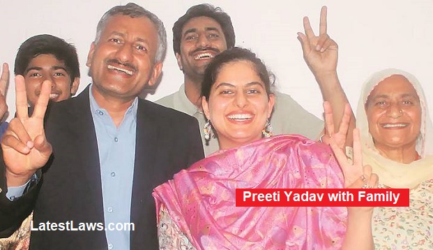 Preeti Yadav clears UPSC
