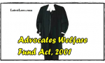Advocate Welfare Fund Act