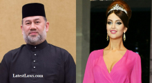 Sultan Muhammad V of Kelantan &amp; Oksana Voevodina.jpg