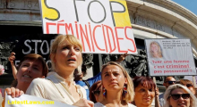 Protest against femicides in Paris