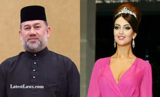 Sultan Muhammad V of Kelantan &amp; Oksana Voevodina.jpg