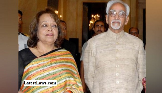 Former Vice President Hamid Ansari & Salma Ansai