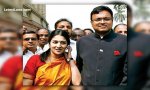 karti chidambaram with wife.jpg, pic by twitter