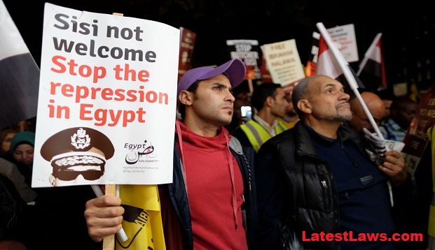 Protests in Egypt, pic by: Middle East Monitor