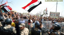 Protest in Iraq, pic by: Reuters TV