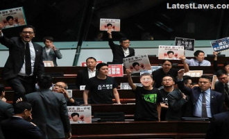 Hong Kong Protests, pic by: Jersey Evening Post